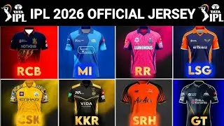 IPL 2026 All Teams Official Jersey | MI, RCB, KKR, GT, LSG, RR, SRH, PBKS | All 10 Teams New Jersey 