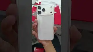 Unboxing iPhone 17 Pro Max Silver ⚪   #apple #iphone17promax