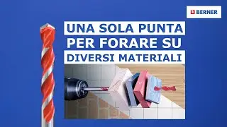 Una sola punta per una foratura precisa e rapida su diversi tipi di materiali