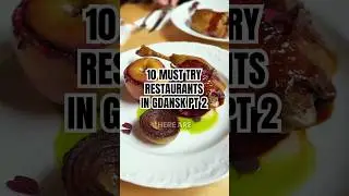 10 Must Try Restaurants In Gdansk #shorts #gdansk #restaurant