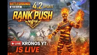 ACE DOMINATOR PROMOTION MATCHES TODAY #roadtoconqueror 💀 | BGMI LIVE | KRONOS YT LIVE #conquerorpush
