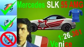 Asphalt 8 - Germany VS Italy Cup - Mercedes - Benz SLK 55 AMG - Venice - 1:26.361 (Single Tank) Ita