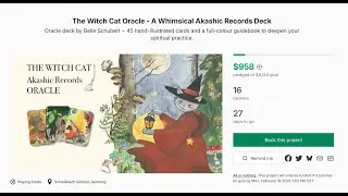 ASMR Current Tarot/Oracle Kickstarter Showcase: The Witch Cat Oracle Deck