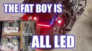 Custom Dynamics rear light bar on my Fat Boy 114