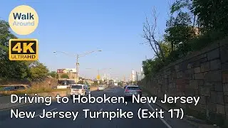 【4K60】 Driving - Dumont, NJ to Hoboken, NJ