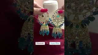 Jewellery Matching With Maroon Outfit