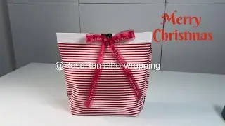 🎄🎀🎁 How to Make a Paper Bag for Gifts | Zero Tape Wrapping👌