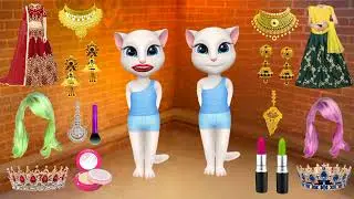 Billu Saree, Taj, Nacklace, Cat Ka Funny Makeup Comedy Videos | MK Billu 2 😂😂