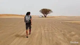 Covered with sand