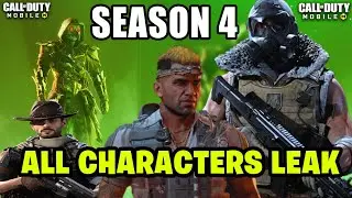 Season 4 All Characters Leaked Call Of Duty Mobile | Season 4 New Leaks Cod Mobile | CODM Season 4