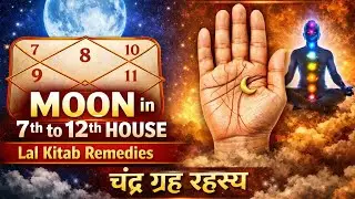 Moon in 7th to 12th House | Lal Kitab Remedies, Benefits & Palmistry | Chandra Ka Prabhav | Moon