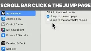 How to Change Scroll Bar Click Function on Mac (Tutorial)