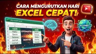 CARA MENGURUTKAN HARI -  DENGAN CEPAT - MIC. EXCEL