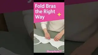 Fold Your Bra Like a Pro: Viral Hack! 🇺🇸 #BraHacks #ClothingOrganization #fashion #shorts