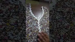 Beautiful kurti design| elegant sleeves pattern| lace pattern| Front suit design| so easy 😍