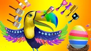 Baby Learn Colors with Jungle Animal Hair Salon | Fun Kids Game for Girl & Boy