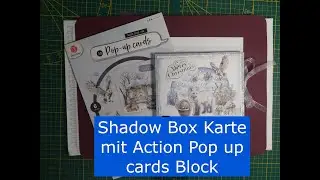 #tolle Shadow Box Karte mit dem #Action Pop up Cards Block