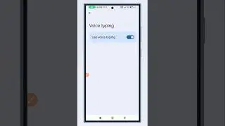 How To Enable Keyboard Use Voice Typing Setting #shorts #youtubeshorts #mobile #shortvideo