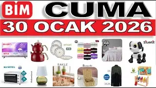 BİM BU CUMA ✅ BİM 30 OCAK 2026 KATALOĞU ✅ AKT&Uuml;EL &Uuml;R&Uuml;NLER | RESMİ KATALOG