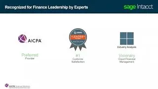 Overview of Sage Intacct - The leading cloud accounting software for companies of any size.