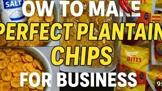 Secret on how to make sweet and crispy plantain chips. #chips #howto #snacks 