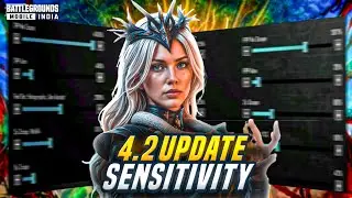 BGMI 4.2 Update ZERO RECOIL SENSITIVITY | Best Sensitivity Code for GYRO & NON-GYRO PLAYERS #BGMI 