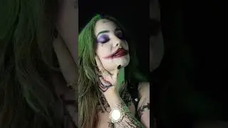 Joker Makeup Transformation | Glam Halloween Look Inspired by Jared Leto 🃏💚
