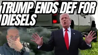Трамп отменяет требования к мочевине для дизельного топлива (DEF). Свобода дизельного топлива уже...