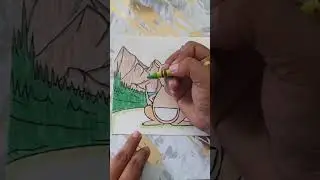 Kangaroo (coloring page EP1) #coloringpages #watercolor #waterpainting #color #kangaroo  #lunascraft