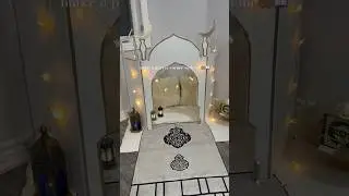 prayer corner for Ramadan! #prayercorner #prayerroom #ramadandecor #ramadanmubarak2024 #ramadan2023