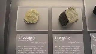 Martian Meteorites, Musuem of natural history vienna