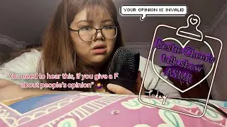 Bestie Cheer's Talk Show ASMR ( WHY YOU DON'T NEED TO CARE ABOUT PEOPLE'S OPINIONS & JUDGEMENT )
