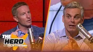 Joel Klatt and Colin disagree on Alabama's toughest threat — Michigan or Oklahoma | CFB | THE HERD