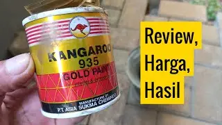 Cara Menggunakan Cat Warna Emas KANGAROO Gold Paint 935