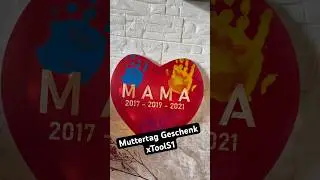 Leinwand schneiden und f&auml;rben - Muttertag - #xtool #pinselara