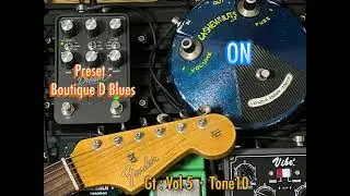 Lemon&Ginger Cashenuts Fuzz LTD & UAFX Dream'65 で SRV