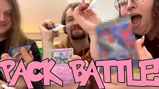 Pack battle in the Food Court!~ #pokemon #pokemoncards #megaevolution