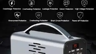 Power Station 220V 350W Power Station 109600mah Multi-function Portable Big Capacity Solar Generator