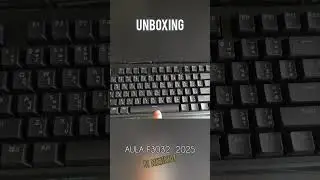 Unboxing Aula F3032 red sw Custom keyboard #aula #mechanicalkeyboard