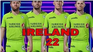 CRICKET 19: IRE- IRELAND 22 KITS JERSEY DOWNLOAD : CRICKET 19 TEAMS DOWNLOAD : #GameAttic #Cricket19