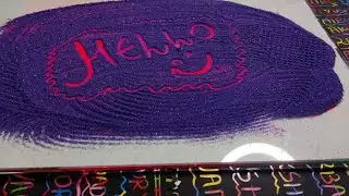 Writing Subscriber Name on Glass &hearts;️☝️☝️