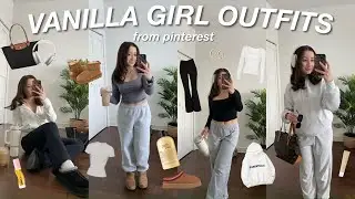 VANILLA GIRL OUTFITS &hearts;︎ (inspired from pinterest!)