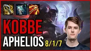 KOBBE - APHELIOS - EUW Grandmaster - Patch 11.3 QUADRAKILL