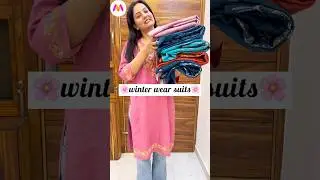 Winter wear suits🌸 #suits #winterwear #review #haul #woolen @Renu_Chowdhary