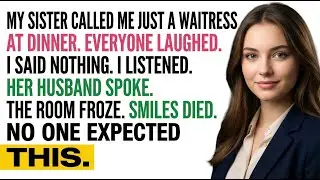 My Sister Called Me &ldquo;Just a Waitress&rdquo; at Dinner &mdash; Until the Truth Came Out