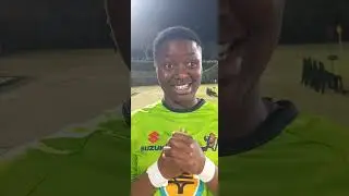 Talking to two goalkeepers, Matshidiso Masebe of UJ and Mantso Malefa of CUT at the @varsityfootball