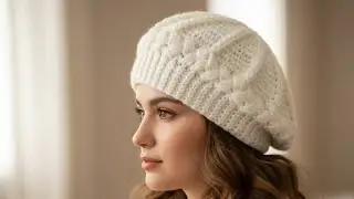991 #بيريه سريع بالكروشية👒80جرام بس 