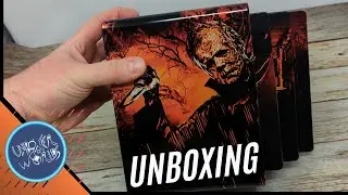 Michael Myers in Glorious 4K! Blumhouse Halloween Trilogy 4k SteelBook Collection Unboxing!