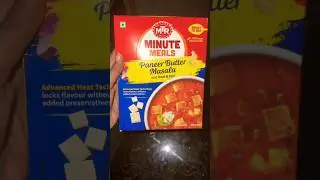 Ready to Eat | MTR Minute Meals Paneer Butter Masala | Just heat and eat #readytoeat #paneer #food