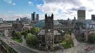 More Manchester City Centre Drone Footage! 4K